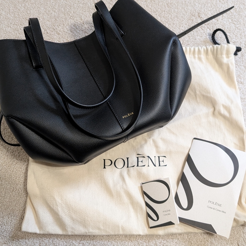 Polene Cyme Mini Textured Black - Picture 6 of 16